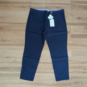 NWT Perk Feel Good Chinos Slim Fit Mens 40x30 Riverside Blue (Navy)